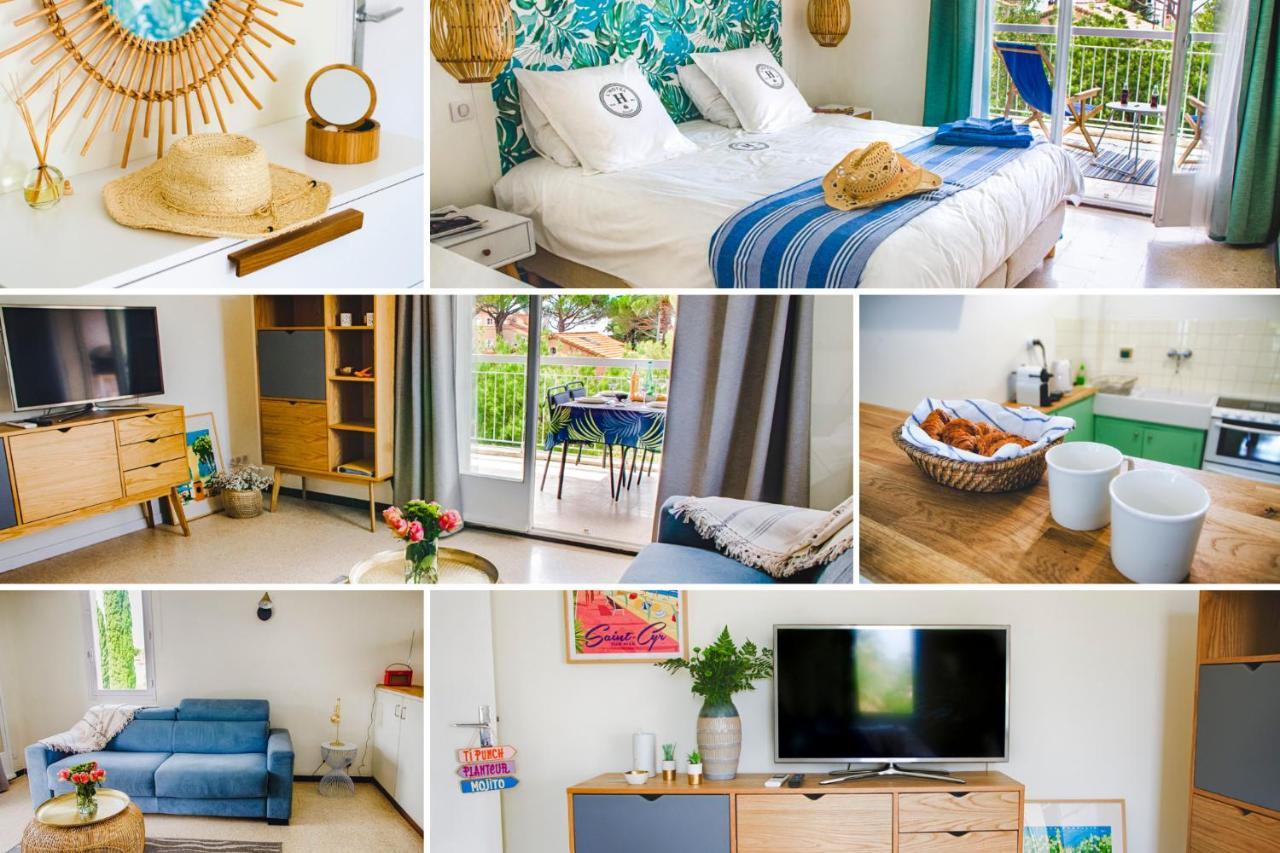 Mer & Relax - Parking - Wifi - Terrasse - Mer Saint-Cyr-sur-Mer Exteriör bild
