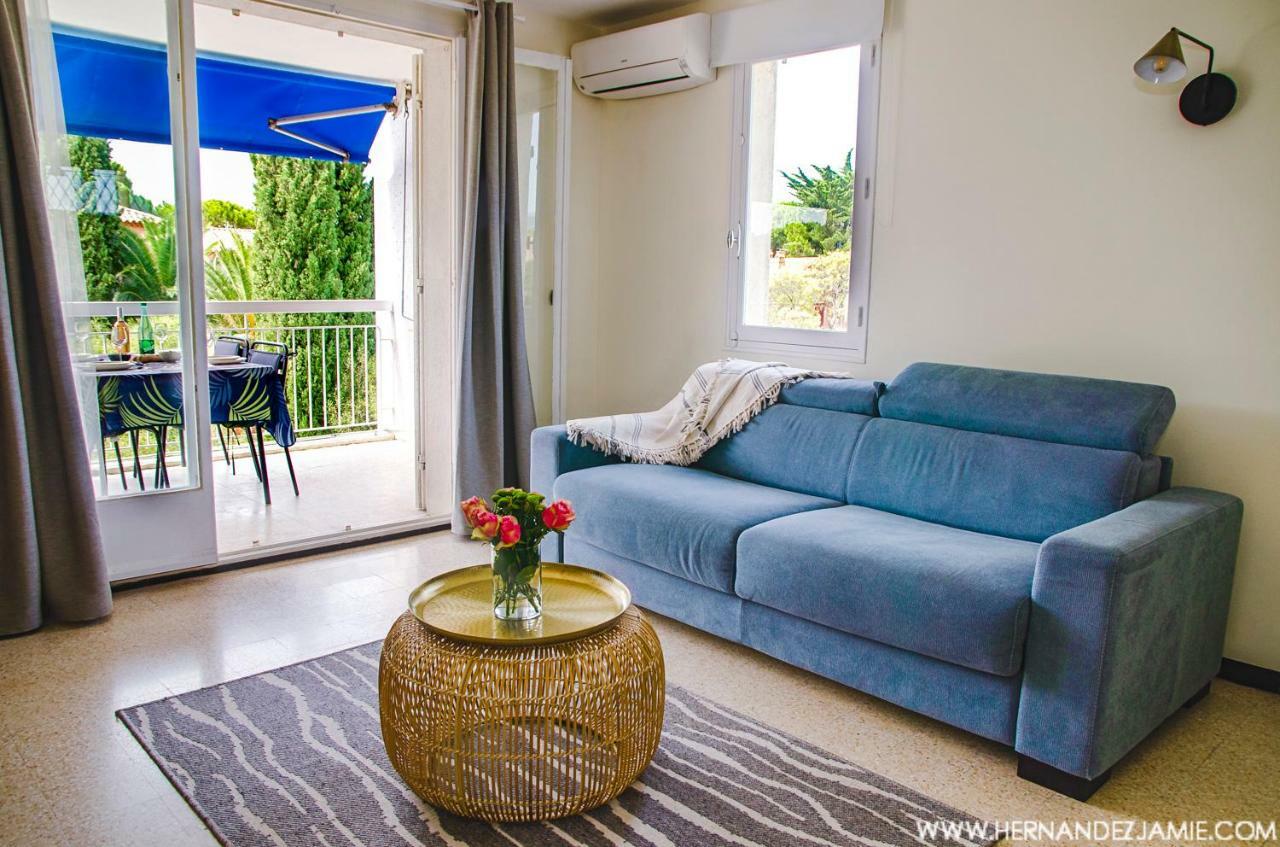 Mer & Relax - Parking - Wifi - Terrasse - Mer Saint-Cyr-sur-Mer Exteriör bild