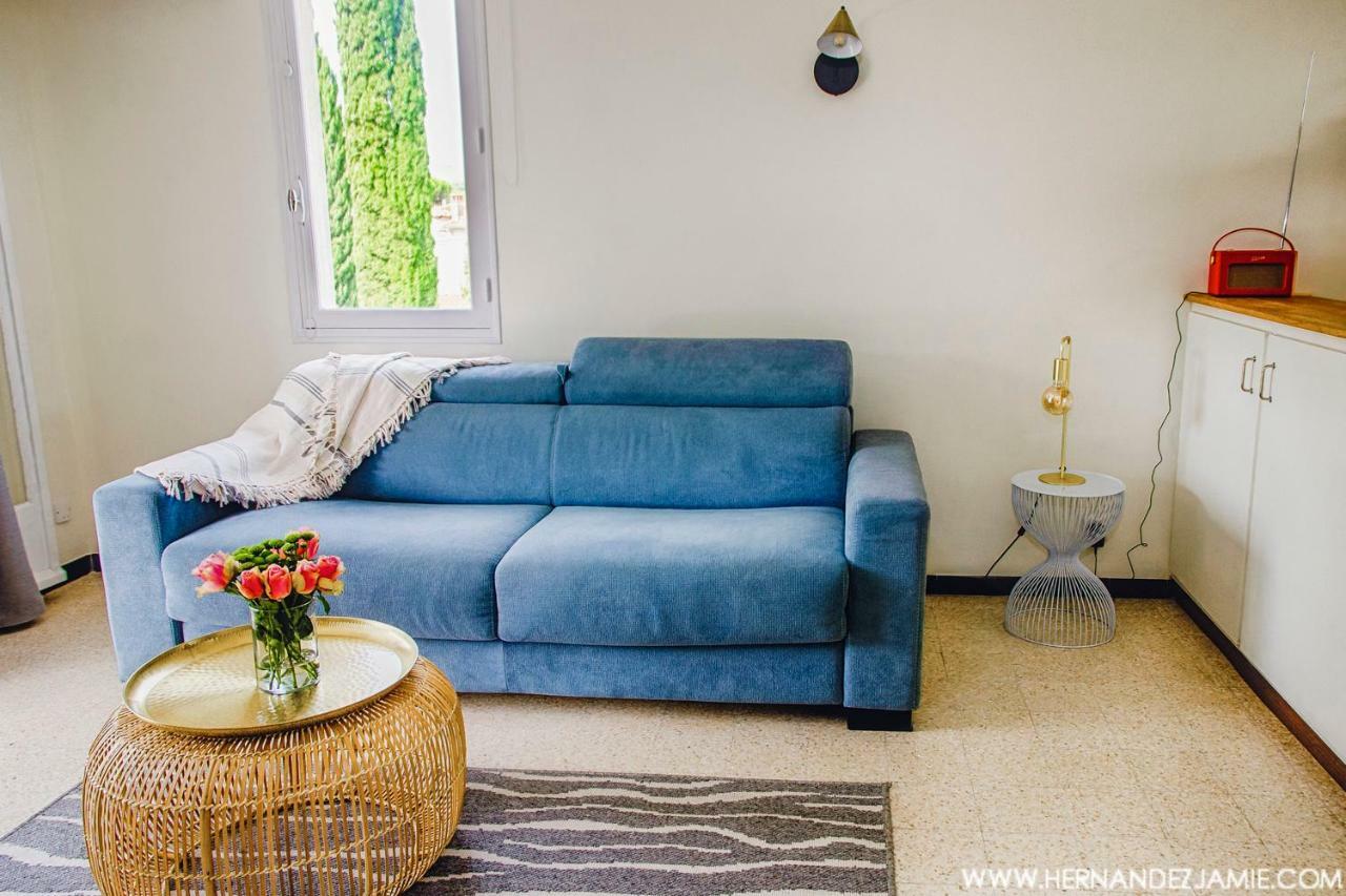 Mer & Relax - Parking - Wifi - Terrasse - Mer Saint-Cyr-sur-Mer Exteriör bild